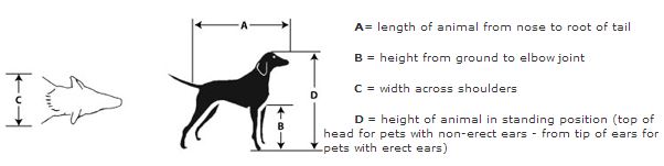 Dog measurements for crate